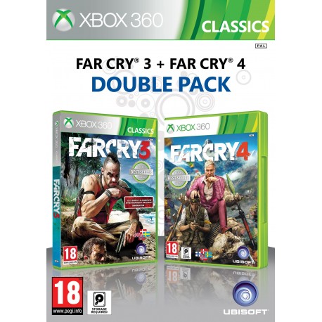 Far Cry 3 + Far Cry 4 Double Pack -x360-bazar
