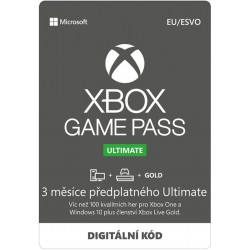 ESD XBOX - Game Pass Ultimate - předplatné na 3 měsíce-xbox esd cz