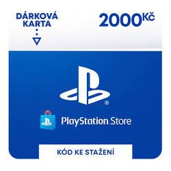 ESD CZ - PLAYSTATION STORE - DÁRKOVA KARTA 2000KČ-ps-esd-cz