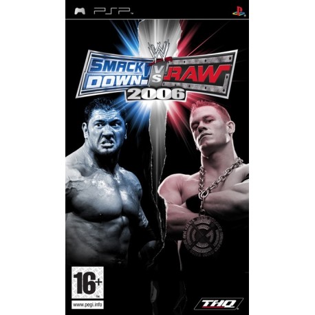 WWE SmackDown! vs. RAW 2006-psp-bazar