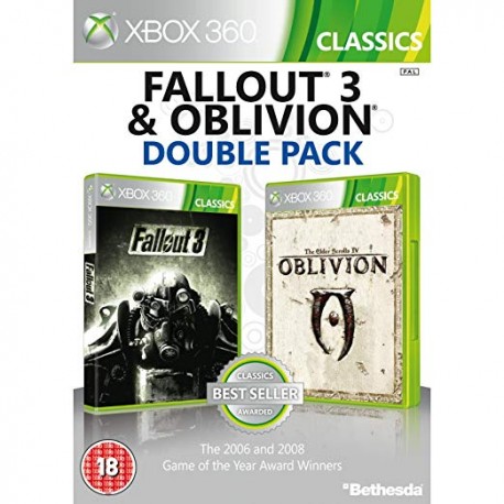 Fallout 3 & The Elder Scrolls IV Oblivion Double Pack Game-x360-bazar