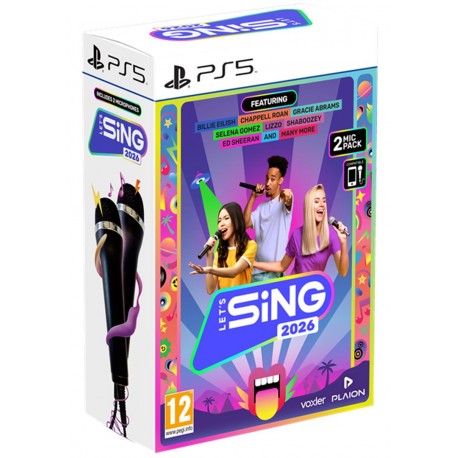 Let’s Sing 2026 + 2 mikrofony-ps5