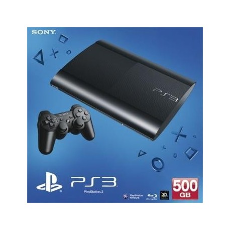 Playstation 3 - 500GB- Licenční Drátový Ovladač !! -  Lze vyměnit za XBOX/PS-bazar
