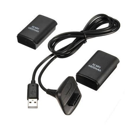Nabíjecí Kabel Pro Xbox 360 Bezdrátový Ovladač-x360-příslušenství-bazar