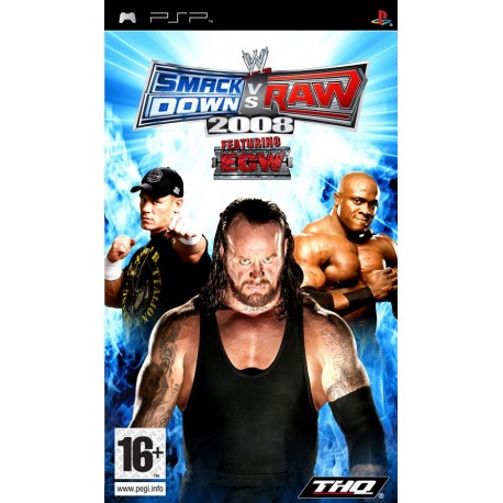 WWE SmackDown! vs. RAW 2008-psp-bazar